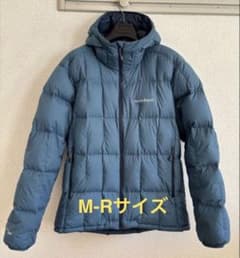 mont-bell ネージュダウンパーカ M-Rサイズ ブルー - メルカリ