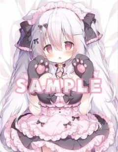 桃豆こまもち メイド らいらちゃん 抱き枕カバー MochiPeach - メルカリ