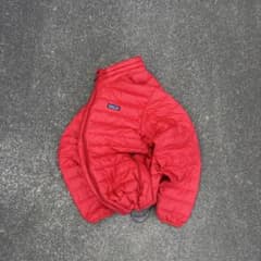 Patagonia 短丈 ダウンセーター y2k teck 11年製 人気 赤色 - メルカリ