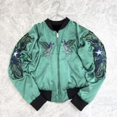 ☆希少☆DIESEL ディーゼル スカジャン リバーシブル ベロア 刺繍 S