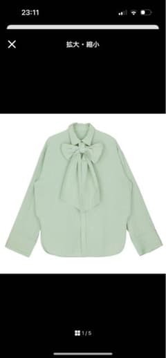 ameri vintage UND UNEVENNESS TIE BLOUSE - メルカリ