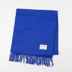 極美品 THE INOUE BROTHERS ベビーアルパカマフラー ブルー - メルカリ