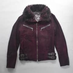 00s TORNADO MART grunge suede fur jacket - メルカリ