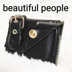 beautiful people riders petit wallet 小物入 - メルカリ