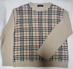 バーバリーブラックレーベル ノバチェック セーター サイズ 3 - メルカリ