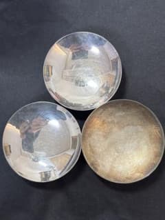 総重量74.6g！純銀盃×3枚！純銀刻印有り！鋳つぶし用 - メルカリ