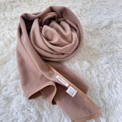 ASAUCE MELER】アソースメレ レザートリミング カシミヤストール