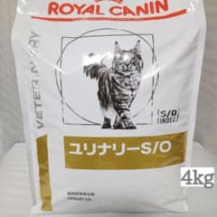 ロイヤルカナン 猫用 ユリナリー S/O ドライ 4kg 1袋 - メルカリ