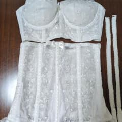 ブライダルインナー セモア C70 ブラ&コルセット&ショーツ【3点セット