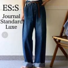 ✨美品✨ ES:S CINCH BACK BAGGY JEANS フレイドヘム - メルカリ