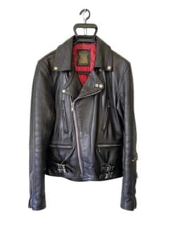 666ダブルライダースジャケット 死神タグ ロンジャン パンクス - メルカリ