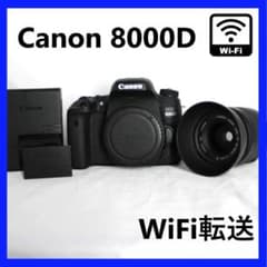Wi-fi転送✨ Canon 8000D カメラ 一眼レフ デジカメ - メルカリ