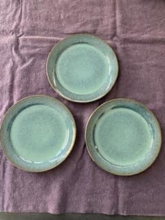 小澤基晴 リム皿 6寸 18cm 翡翠 3枚セット - メルカリ