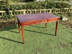 梅村千恵美様専用] アンティーク調 ダイニングテーブル マホガニー