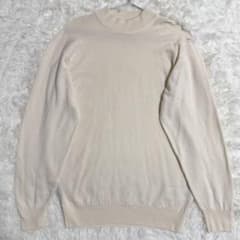 JOHN SMEDLEY メリノウール モックネックニット Mサイズ アイボリー