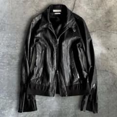 archive single leather jacket 00s y2k V系 - メルカリ