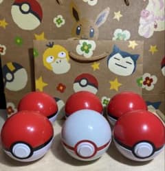 新品未開封】ポケパークカントー ピンバッチ未開封5個+プレミアボール