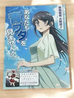 アニメ「青春ブタ野郎」シリーズ 限定配布 新歓チラシ 青ブタ - メルカリ
