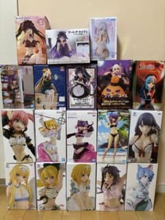 美少女フィギュア プライズ フィギュア まとめ売り 18個セット - メルカリ