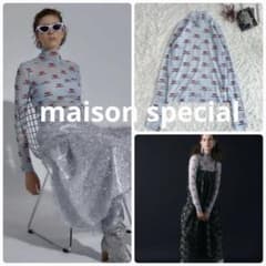 美品✨maison special フロッキーグラムシアータートルトップ - メルカリ