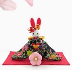 ちりめん細工 うさぎさんお出迎え人形 ひなまつり お雛様 - メルカリ