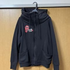 Acid Black Cherry♡ボリュームネックパーカー 黒 - メルカリ