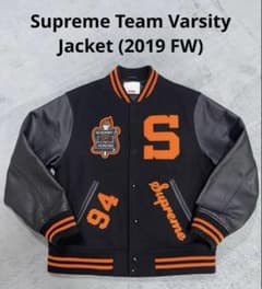 Supreme Team Varsity Jacket (2019 FW) 美品 - メルカリ