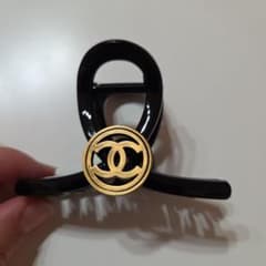 ♡CHANEL ノベルティ ブラック ヘアクリップ ♡ - メルカリ