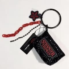 ストレンジャーシングス niko and… リングポーチチャーム ブラック