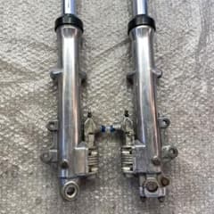 gsx400f 国内 本物 33パイ ダブルアンチ フロントフォーク - メルカリ