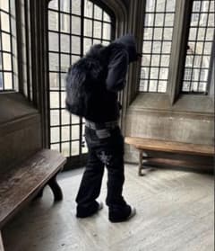 ブラックファーリュック opiumu Y2K - メルカリ