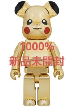 BE@RBRICK ピカチュウ GOLD CHROME 1000% - メルカリ