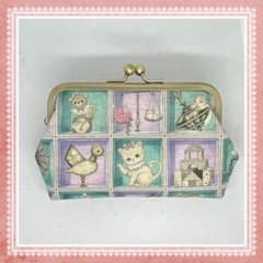 ハンドメイド がま口ポーチ ユキエモン TOYナイトボックス - メルカリ