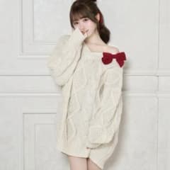 RoseMuse Oversized cable knit OP ホワイト - メルカリ