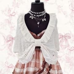 y2k axes femme リボン ボレロ ウィッシュコア 森ガール 姫ロリ - メルカリ