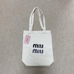 ミュウミュウ ノベルティ エコバッグ トートバッグ - メルカリ