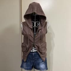 y2k 平成ギャル M.K.R ミリタリー パーカー Wジップ グランジ 古着