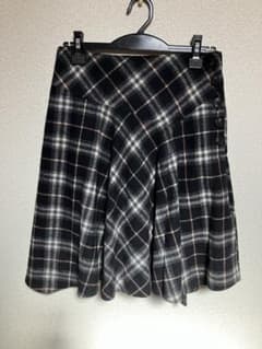 バーバリーブルーレーベル チェック柄フレアスカート - メルカリ
