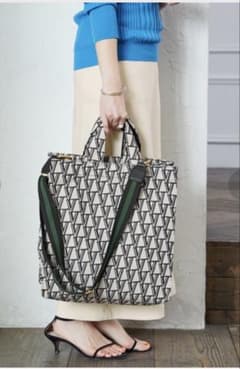 VERMEIL par iena VERMEILモノグラムロゴジャガードトート - メルカリ