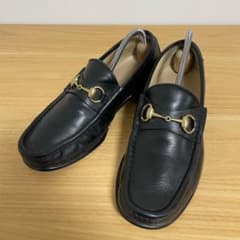 グッチ ホースビットローファー レザー ブラック 110 0009/3 40.5