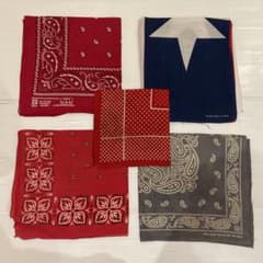 M*g様 70s 80s FAST COLOR ビンテージ バンダナ まとめ売り - メルカリ