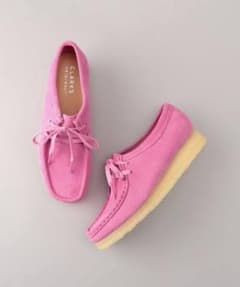 Clarks Wallabee Pink 24cm クラークス ワラビー - メルカリ