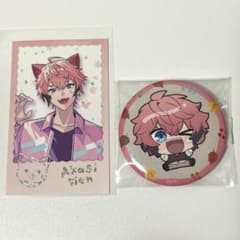 にじさんじ 赤城ウェン チェキ 缶バッジ - メルカリ