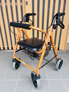 歩行器 竹虎 ハッピー II NB オレンジメタリック - メルカリ