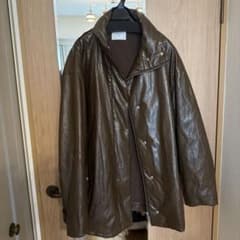 AMERI PASTINGLIKE SYNTHETICLEATHERJACKET - メルカリ