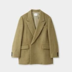 シャギーダブルブレストジャケット MIESROHE ミースロエ ジャケット