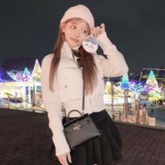 しぇる様専用】Rady ニットファイバーダウン オフホワイト Sサイズ