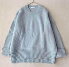 美品】ギャルリーヴィー ファインウールクルーネックプルオーバー