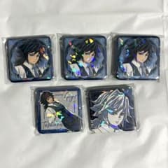 鬼滅の刃 モクテルバー ロト グリッター缶バッジ 冨岡義勇 1弾 2弾