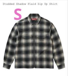 Supreme Studded Shadow Plaid ZipUp Shirt - メルカリ